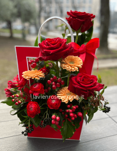 Borsa in fiore